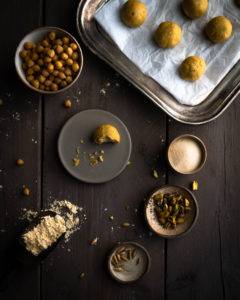 Caption of Vegan Bason Ladoos. Image by Edward Daniel (c).