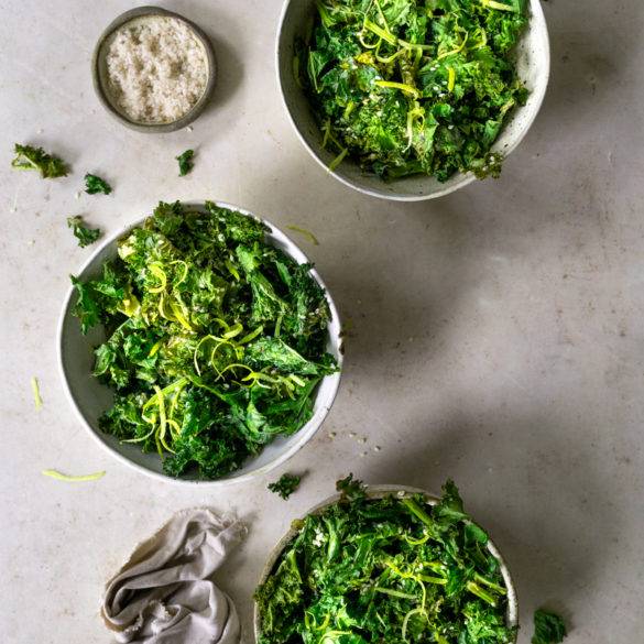 Kale Chips Vibrant earthy nutty crispy kale with citrus lemon, olive oil, sea salt and roasted sesame seeds; Kale Chips. Edward Daniel ©.