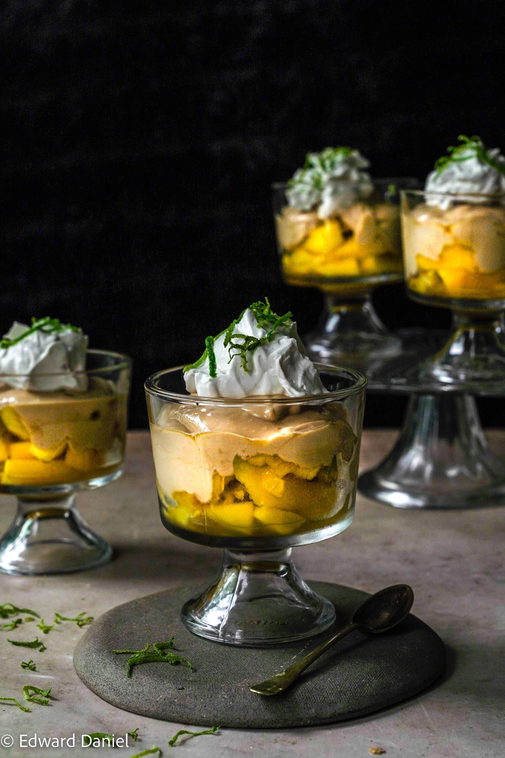 Mango Mousse Parfait - Vegetarian Gastronomy