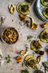 Wild Mushroom Pate with shiitake, oyster and girolles mushrooms infused with warm scented cloves, garlic, sherry vinegar and citrus lemon; Vegan Wild Mushroom recipe, paleo too. Edward Daniel ©.