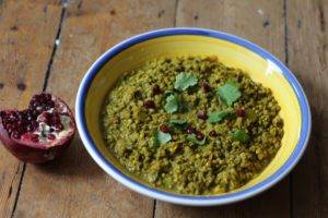 Caption of Mung Bean Lentil Curry. Image by Edward Daniel (c).