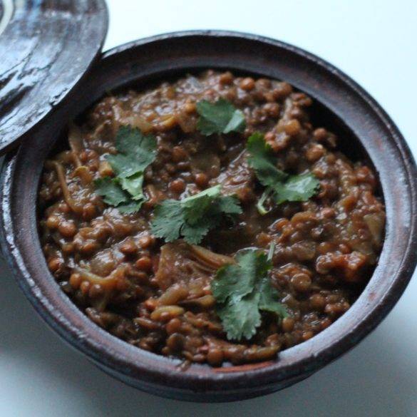 Caption of Tamarind Brown Lentils. Image by Edward Daniel (c).