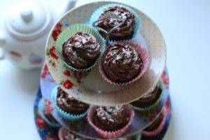 Caption of Carob and Coconut Cupcakes. Image by Edward Daniel (c).