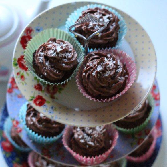 Caption of Carob and Coconut Cupcakes. Image by Edward Daniel (c).