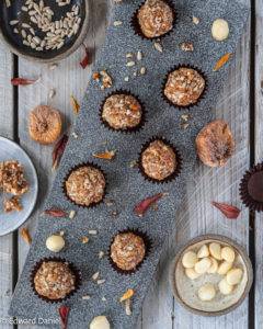 Caption of Raw Macadamia Fig Truffles. Image by Edward Daniel (c).