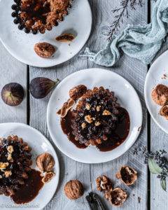 Caption of Sticky Toffee Fig and Walnut Pudding. Image by Edward Daniel (c).