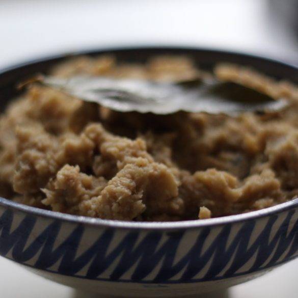 Caption of Sautéed Celeriac Parsnip Mash. Image by Edward Daniel (c).