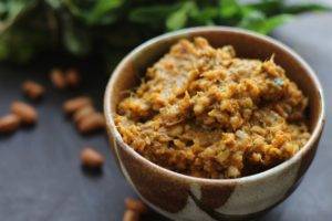 Caption of Toasted Peanut Roasted Sweet Potato Dip. Image by Edward Daniel (c).