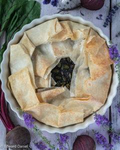 Caption of Beet Green Pie. Image by Edward Daniel (c).