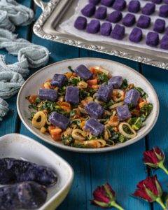 Caption of Homemade Vegan Gnocchi. Image by Edward Daniel (c).