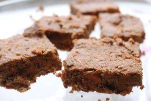 Caption of Raw Chocolate Walnut and Sweet Potato Bites. Image by Edward Daniel (c).