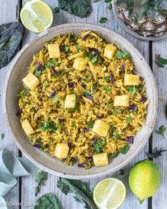 Caption of Raw Kohlrabi and Pineapple Curry. Image by Edward Daniel (c).