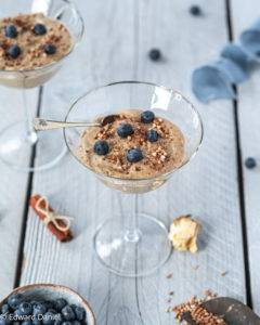 Caption of Blueberry Cinnamon Buckwheat Dessert. Image by Edward Daniel (c).
