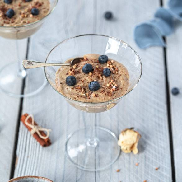 Caption of Blueberry Cinnamon Buckwheat Dessert. Image by Edward Daniel (c).