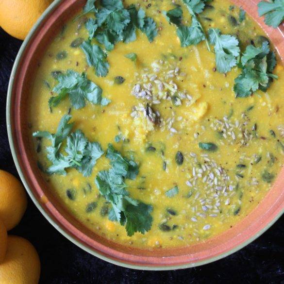 Caption of Cassava and Orange Peel Curry. Image by Edward Daniel (c).