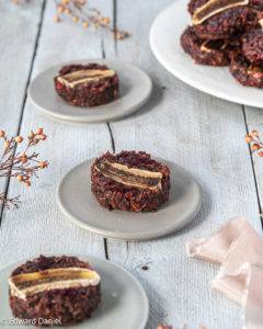 Caption of Raw Beetroot Banana Fritters. Image by Edward Daniel (c).