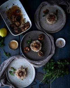 Caption of Pan Fried King Oyster Mushrooms. Image by Edward Daniel (c).