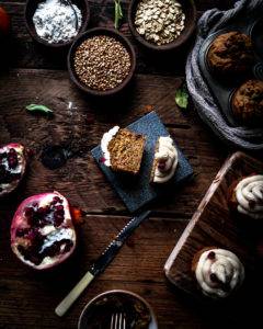 Caption of Gluten-free Pomegranate Cake. Image by Edward Daniel (c)