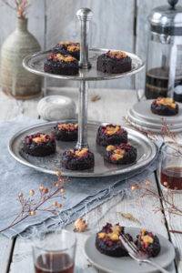 Mouth-watering soft gooey fudgy Beetroot Chocolate Brownies packed with bitter cacao, creamy almonds and millet.