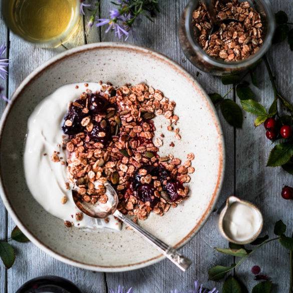 Caption of Barley Flake Granola. Image by Edward Daniel (c).