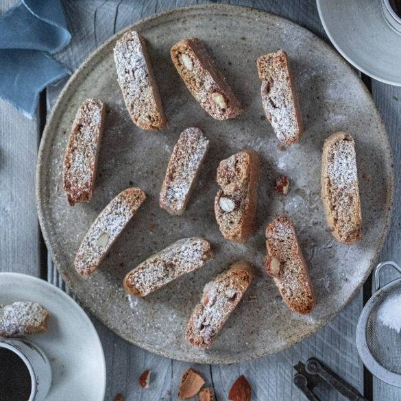 Caption of Vegan Almond Biscotti. Image by Edward Daniel (c).