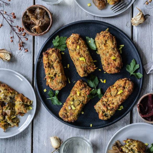 Vegan Glamorgan Sausages