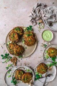 Nutty gluten-free Vegan Crab Cakes recipe; with cayenne peppers and sweet paprika, and oozing umami flavours that merge sour, salty, and bitter too flawlessness. Edward Daniel ©.