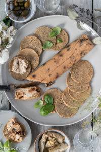 Basil Sundried Tomato Vegan Cheese is vegan, raw and paleo. Image by Edward Daniel (c).