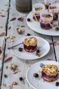 Blackberry and Pear Streusel is vegan and gluten-free. Image by Edward Daniel (c).