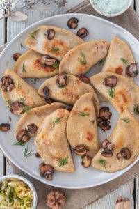 Pierogi is vegan and gluten-free. Image by Edward Daniel (c).