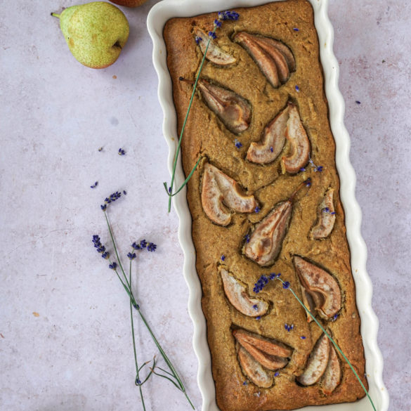 Pear and Lavender Cake recipe.